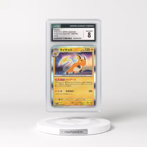 2023 Japanese Pokémon 151 #26 Raichu - Holo (CGC 8 NM-MT)