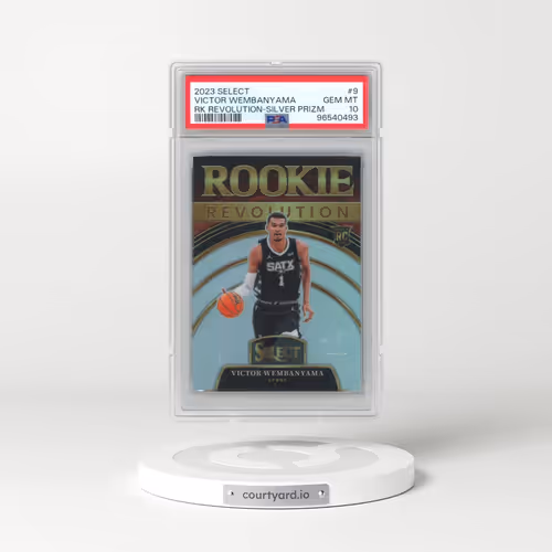 2023 Panini Select Rookie Revolution #9 Victor Wembanyama - Silver Prizm (PSA 10 GEM MINT)