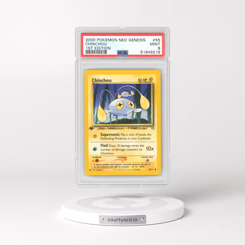 2000 Neo Genesis #55 Chinchou - 1st Edition (PSA 9 MINT)