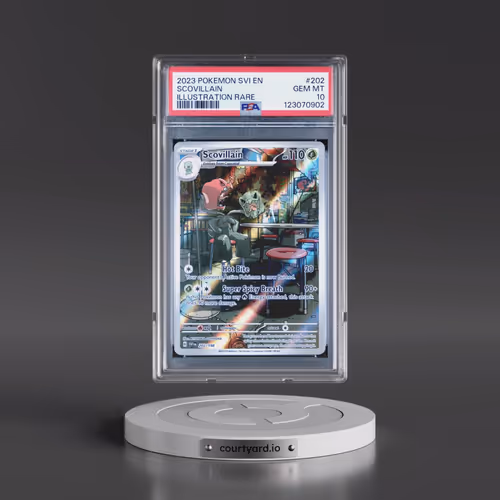 2023 Pokémon Svi EN-Scarlet & Violet #202 Scovillain - Illustration Rare (PSA 10 GEM MINT)