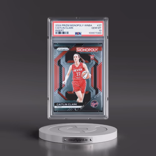 2024 Panini Prizm Monopoly WNBA Insert #WNBA27 Caitlin Clark (PSA 10 GEM MINT)