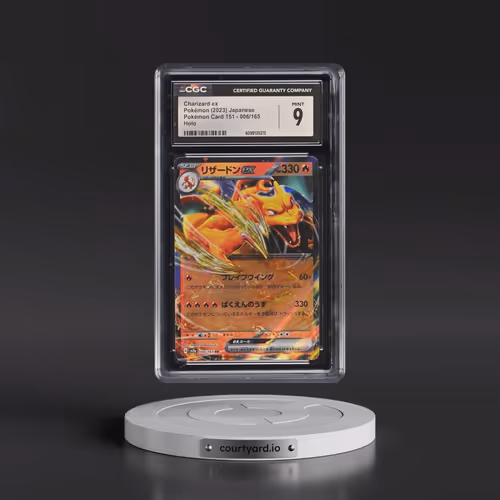 2023 Pokémon Card 151 #006/165 Charizard ex - Holo (CGC 9 MINT)