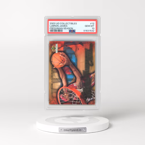 2003 UD Collectibles LeBron James Freshman Season #12 LeBron James (PSA 10 GEM MINT)