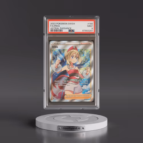 2022 Pokémon Sword & Shield Astral Radiance #186 Irida - Full Art (PSA 9 MINT)