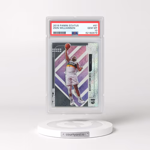 2019 Panini Status #67 Zion Williamson (PSA 10 GEM MINT)