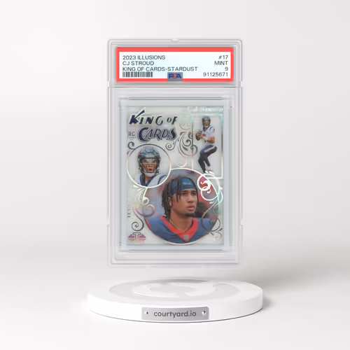 2023 Panini Illusions King of Cards #17 CJ Stroud - Stardust (PSA 9 MINT)