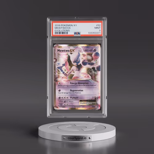 2016 Pokémon XY Evolutions #52 Mewtwo EX - Holo (PSA 9 MINT)