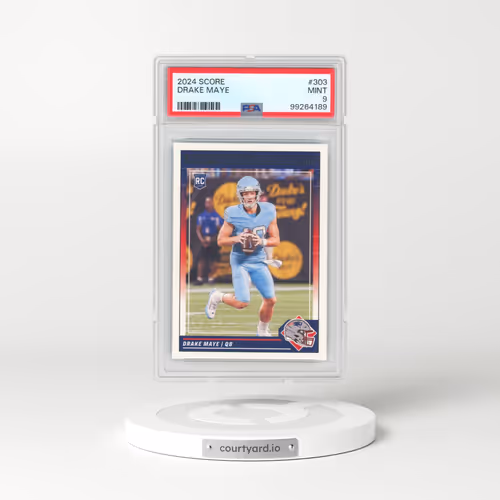 2024 Panini Score #303 Drake Maye (PSA 9 MINT)