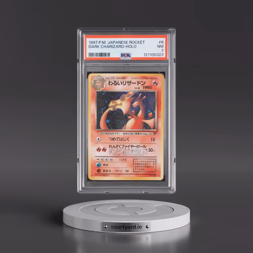 1997 Pokémon Rocket #6 Dark Charizard - Holo (PSA 7 NM)