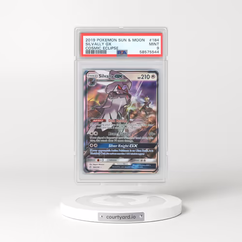 2019 Pokémon Sun & Moon Cosmic Eclipse #184 Silvally GX - Holo (PSA 9 MINT)