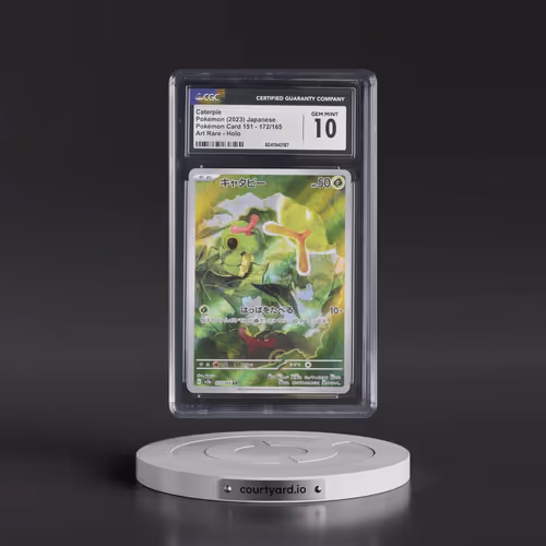 2023 Pokémon Card 151 #172/165 Caterpie - Art Rare Holo (CGC 10 GEM MINT)