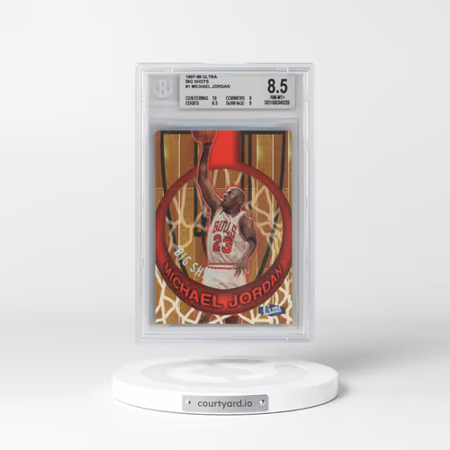 1997 Ultra Big Shots #1 Michael Jordan (BGS 8.5 NM-MT+)
