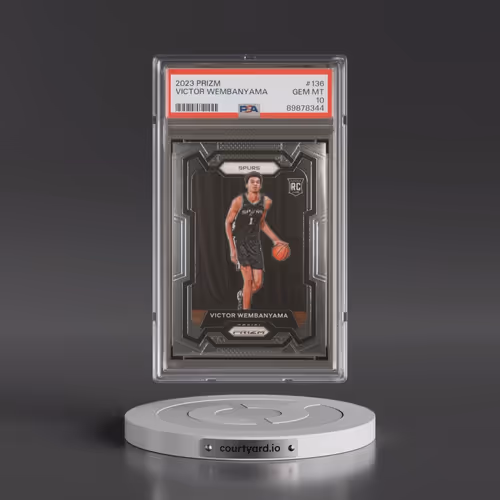 2023 Panini Prizm #136 Victor Wembanyama (PSA 10 GEM MINT)