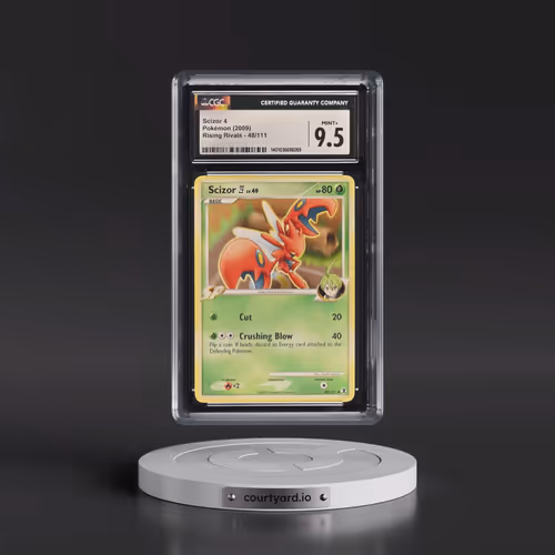 2009 Rising Rivals #48/111 Scizor 4 (CGC 9.5 MINT+)