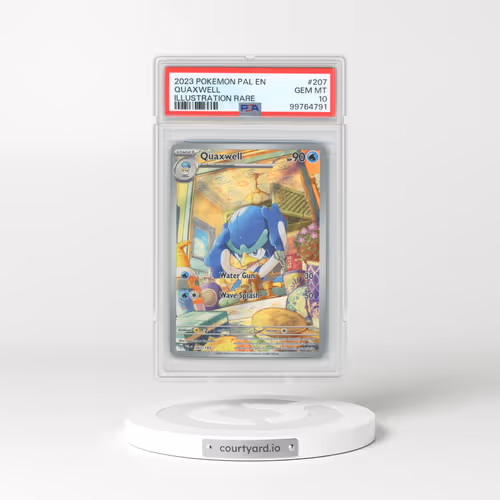 2023 Pokémon Pal EN-Paldea Evolved #207 Quaxwell - Illustration Rare (PSA 10 GEM MINT)