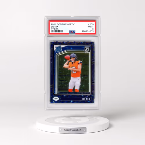 2024 Panini Donruss Optic #209 Bo Nix - Stars (PSA 9 MINT)