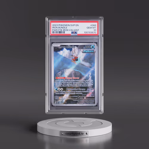 2023 Pokémon Svp EN-SV Black Star Promo #066 Iron Bundle - Paradox Rift Elite Trainer Box-Iron Valia