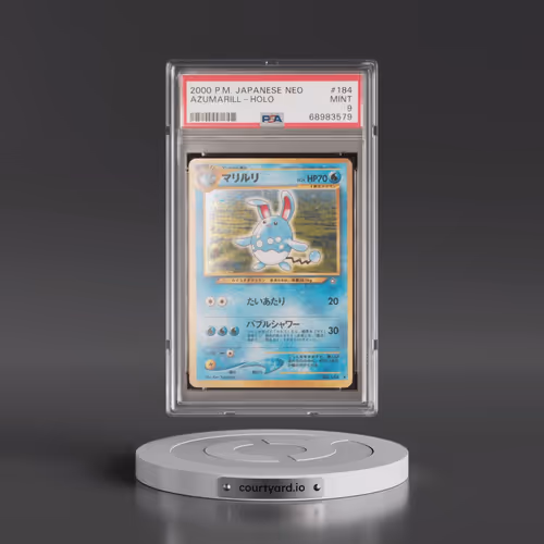2000 Pokémon Neo #184 Azumarill - Holo (PSA 9 MINT)