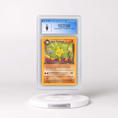 2000 Team Rocket #43/82 Dark Primeape - 1st Edition 1st Edition (CGC 9 MINT)