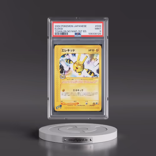 2002 Pokémon the Town on No Map #039 Elekid - 1st Edition (PSA 9 MINT)