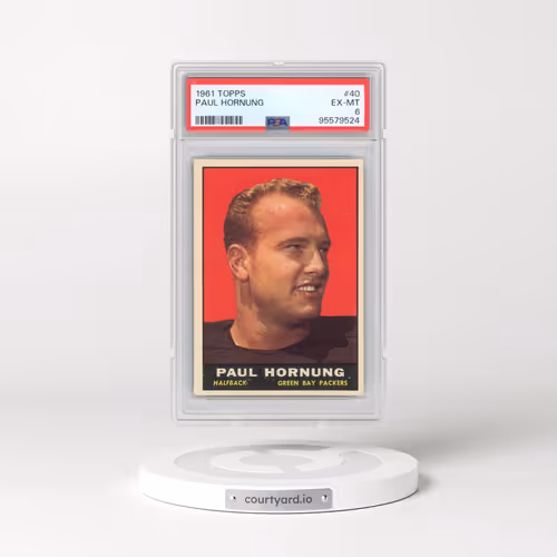1961 Topps #40 Paul Hornung (PSA 6 EX-MT)