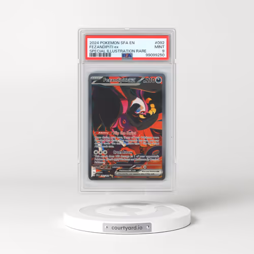 2024 Pokémon Sfa EN-Shrouded Fable #092 Fezandipiti EX - Holo Special Illustration Rare (PSA 9 MINT)