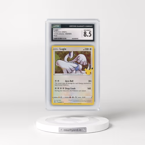 2021 Celebrations #022/025 Lugia - Holo (CGC 8.5 NM-MT+)