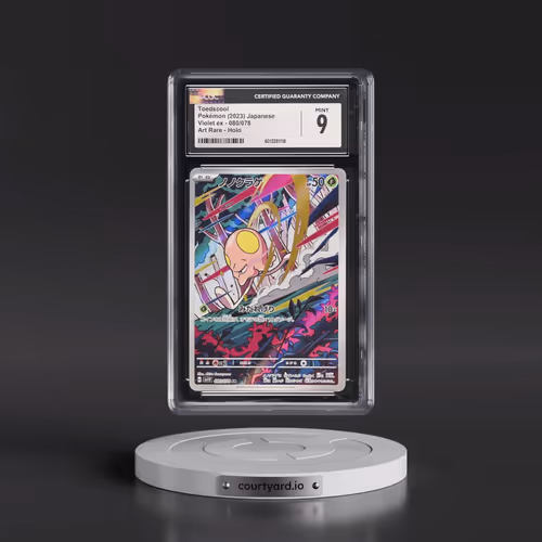 2023 Violet ex #080/078 Toedscool - Art Rare Holo (CGC 9 MINT)