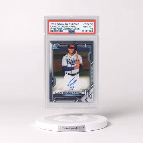 2021 Bowman Chrome Prospect Autographs #CPACC Carlos Colmenarez (PSA 10 GEM MINT)