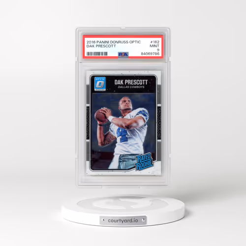 2016 Panini Donruss Optic #162 Dak Prescott (PSA 9 MINT)