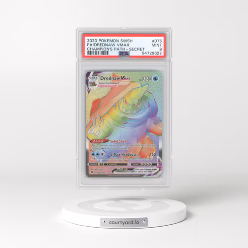 2020 Champion's Path #75 Drednaw VMAX - Full Art Holo (PSA 9 MINT)