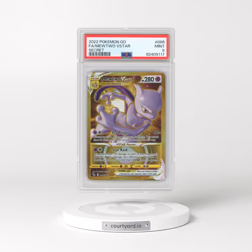 2022 Pokémon Go #086 Mewtwo Vstar - Full Art Secret (PSA 9 MINT)