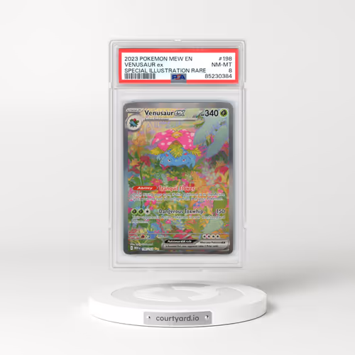 2023 Pokémon Mew EN-151 #198 Venusaur EX - Holo Special Illustration Rare (PSA 8 NM-MT)