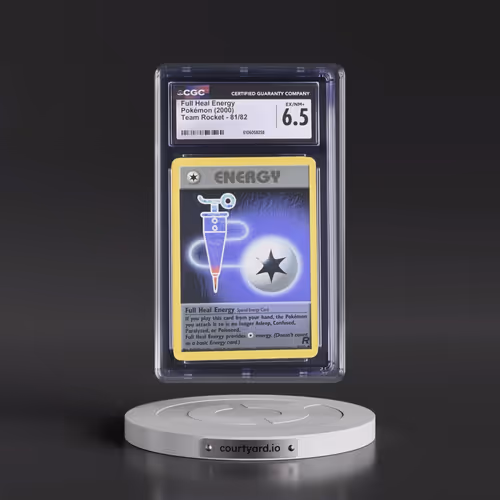 1999 Team Rocket #81/82 Full Heal Energy (CGC 6.5 EX-NM+)