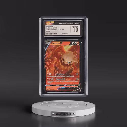 2022 Astral Radiance #025/189 Heatran V - Holo (CGC 10 GEM MINT)