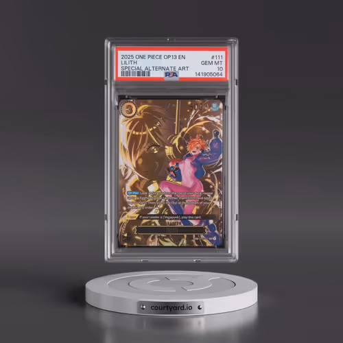 2025 One Piece OP13-Carrying on His Will #111 Lilith - Special Alternate Art (PSA 10 GEM MINT)