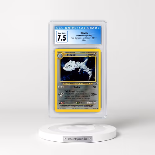 2000 Neo Genesis #15/111 Steelix - Holo (CGC 7.5 NM+)