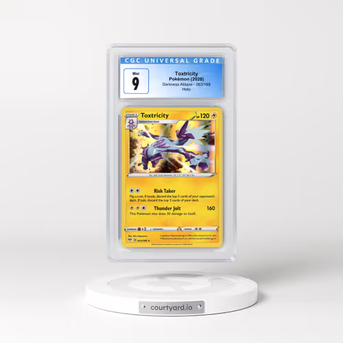 2020 Darkness Ablaze #063/189 Toxtricity - Holo (CGC 9 MINT)