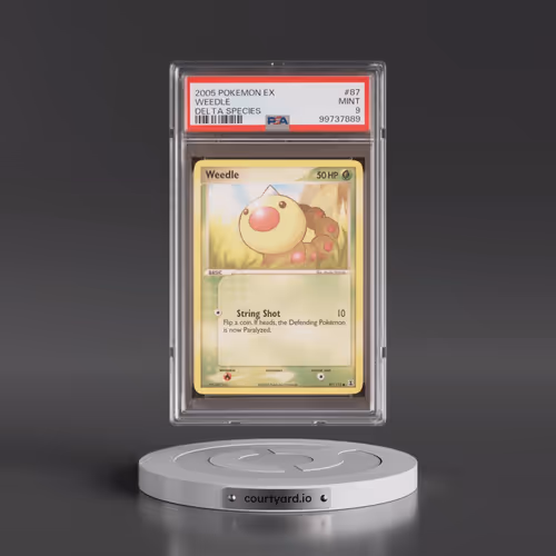 2005 Pokémon EX Delta Species #87 Weedle (PSA 9 MINT)