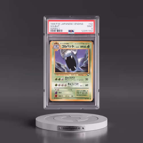 1998 Pokémon Vending #42 Golbat - Series 1 (PSA 9 MINT)