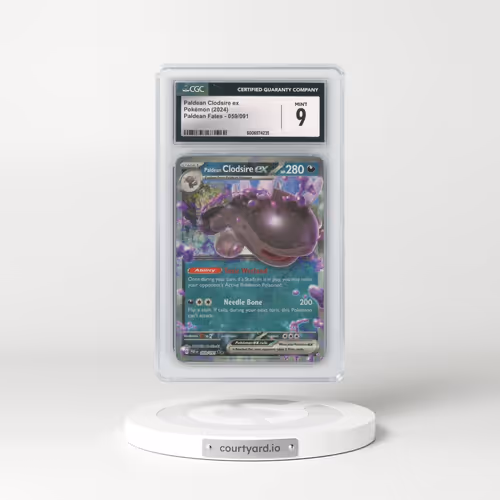 2024 Pokémon Paf EN-Paldean Fates #59 Paldean Clodsire EX Holo