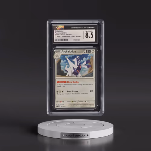 2024 Stellar Crown - SCR EN #107/142 Archaludon - Cosmos Holo (C. Holo) Archaludon 2-Pack Blister (C
