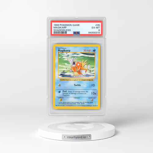 1999 Pokémon Game #35 Magikarp - Shadowless (PSA 6 EX-MT)