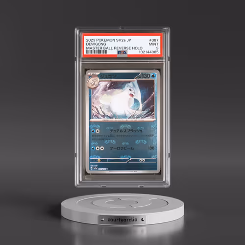 2023 Pokémon Sv2a-Pokemon 151 #087 Dewgong - Reverse Holo Master Ball (PSA 9 MINT)