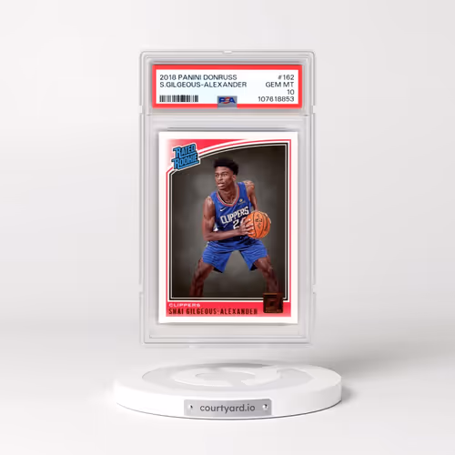2018 Panini Donruss #162 Shai Gilgeous-Alexander (PSA 10 GEM MINT)