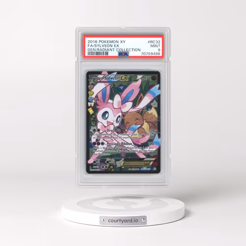 2016 Pokémon XY Generations Radiant Collection #RC32 Sylveon EX - Holo Full Art (PSA 9 MINT)