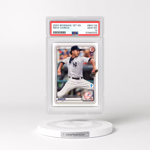 2020 Bowman 1st Edition #BFE125 Deivi Garcia (PSA 10 GEM MINT)