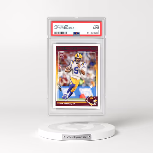 2024 Panini Score #302 Jayden Daniels (PSA 9 MINT)