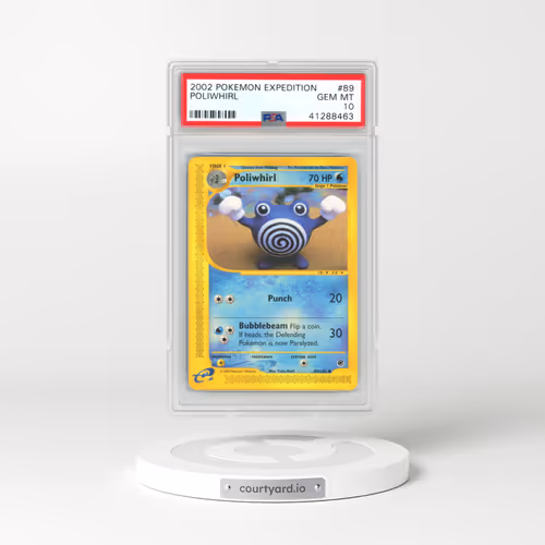 2002 Pokémon Expedition #89 Poliwhirl (PSA 10 GEM MINT)