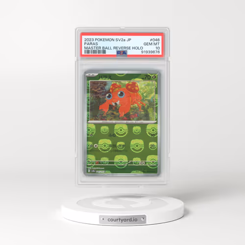 2023 Pokémon Sv2a-Pokemon 151 #046 Paras - Reverse Holo Master Ball (PSA 10 GEM MINT)